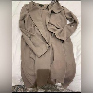 Cream waterfall blazer